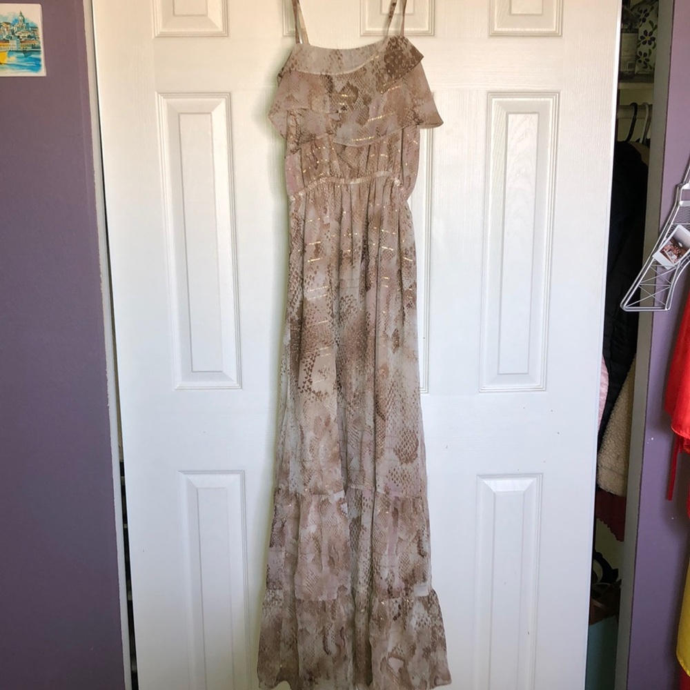 Tan Express Maxi Dress